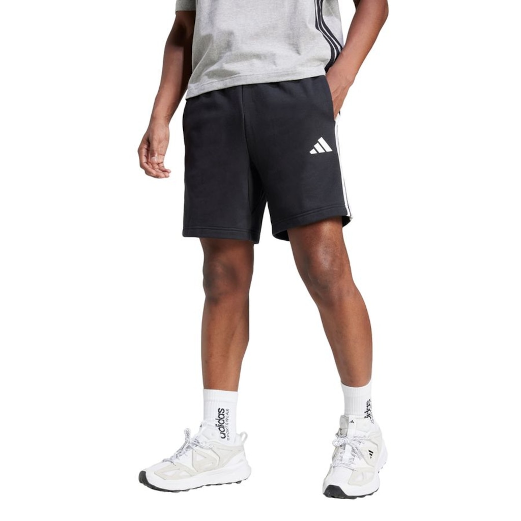 Imagem 2 do produto Shorts Moletinho adidas Essentials Três Listras - Masculino