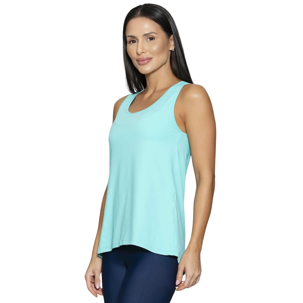 Imagem 2 do produto Camiseta Regata Run More Alongada 02533 - Feminina