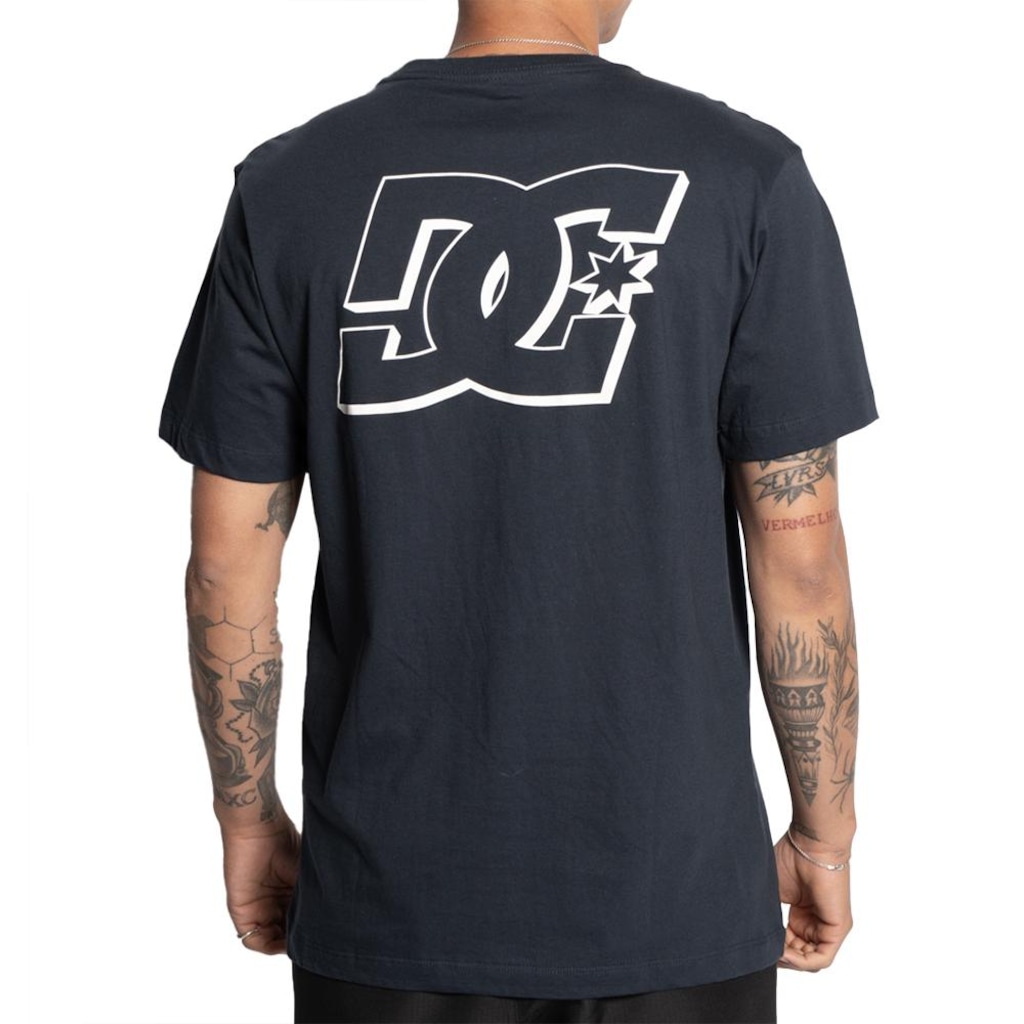Imagem 2 do produto Camiseta DC Shoes Hampden SM25 Masculina Marinho