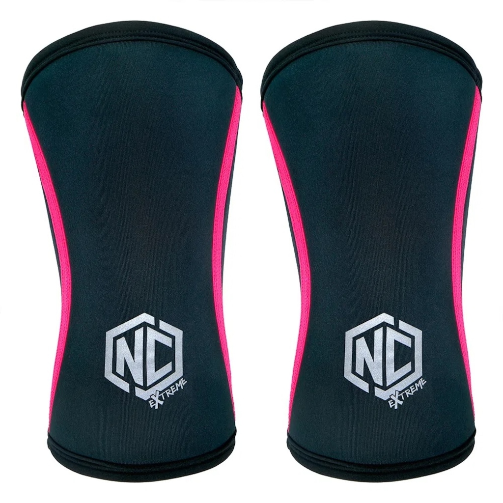 Imagem 4 do produto Kit Joelheira 7mm Nc Extreme ( Par ) + Munhequeira (Par)