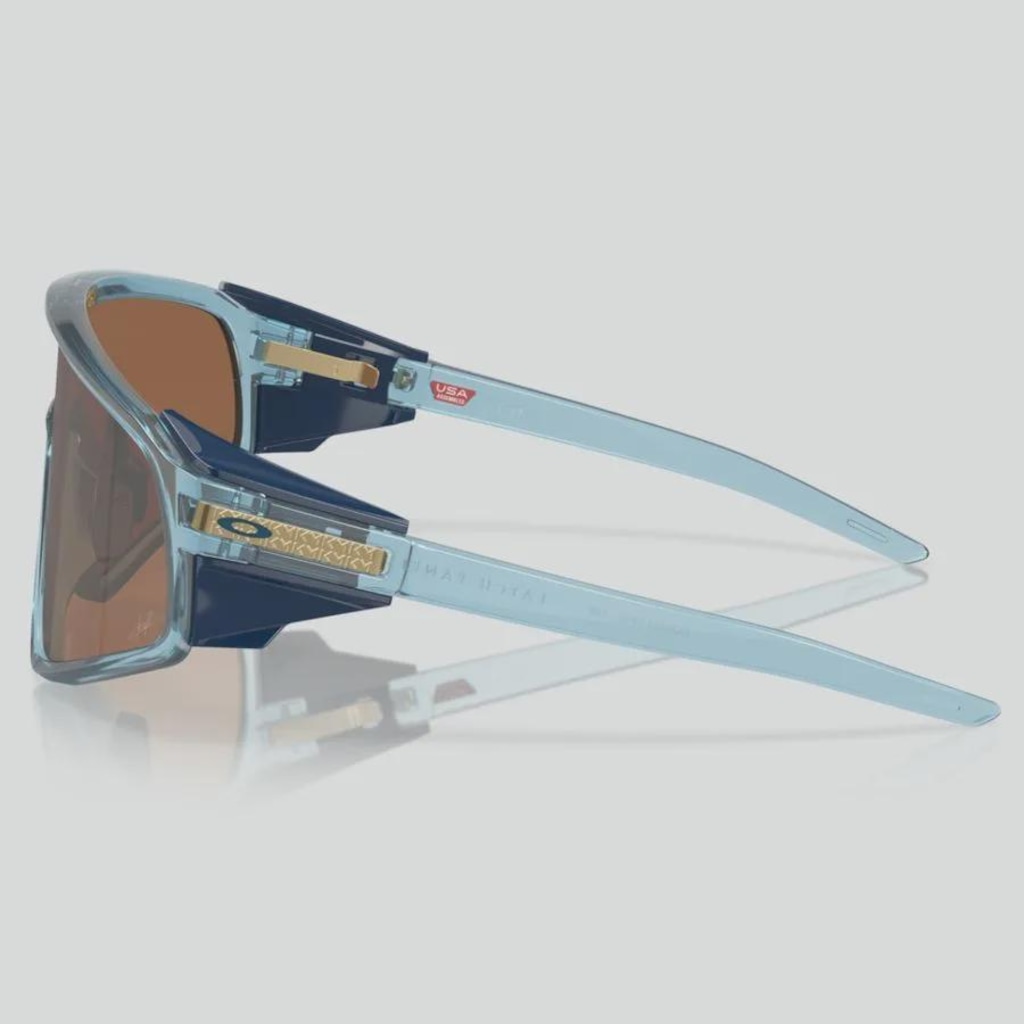 Imagem 4 do produto Óculos de Sol Unissex Oakley Latch Panel Trans Stonewash Prizm Tungsten