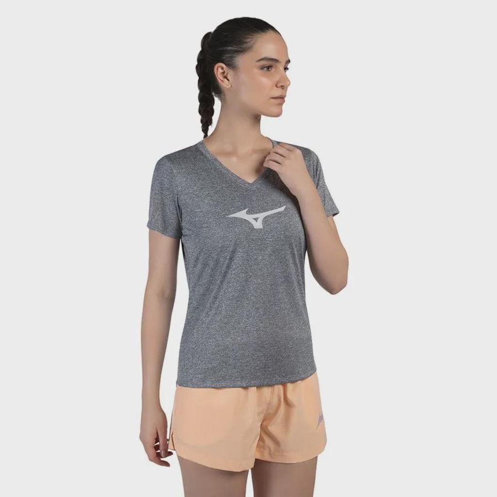 Imagem 2 do produto Camiseta Mizuno Big Logo Corrida - Feminina