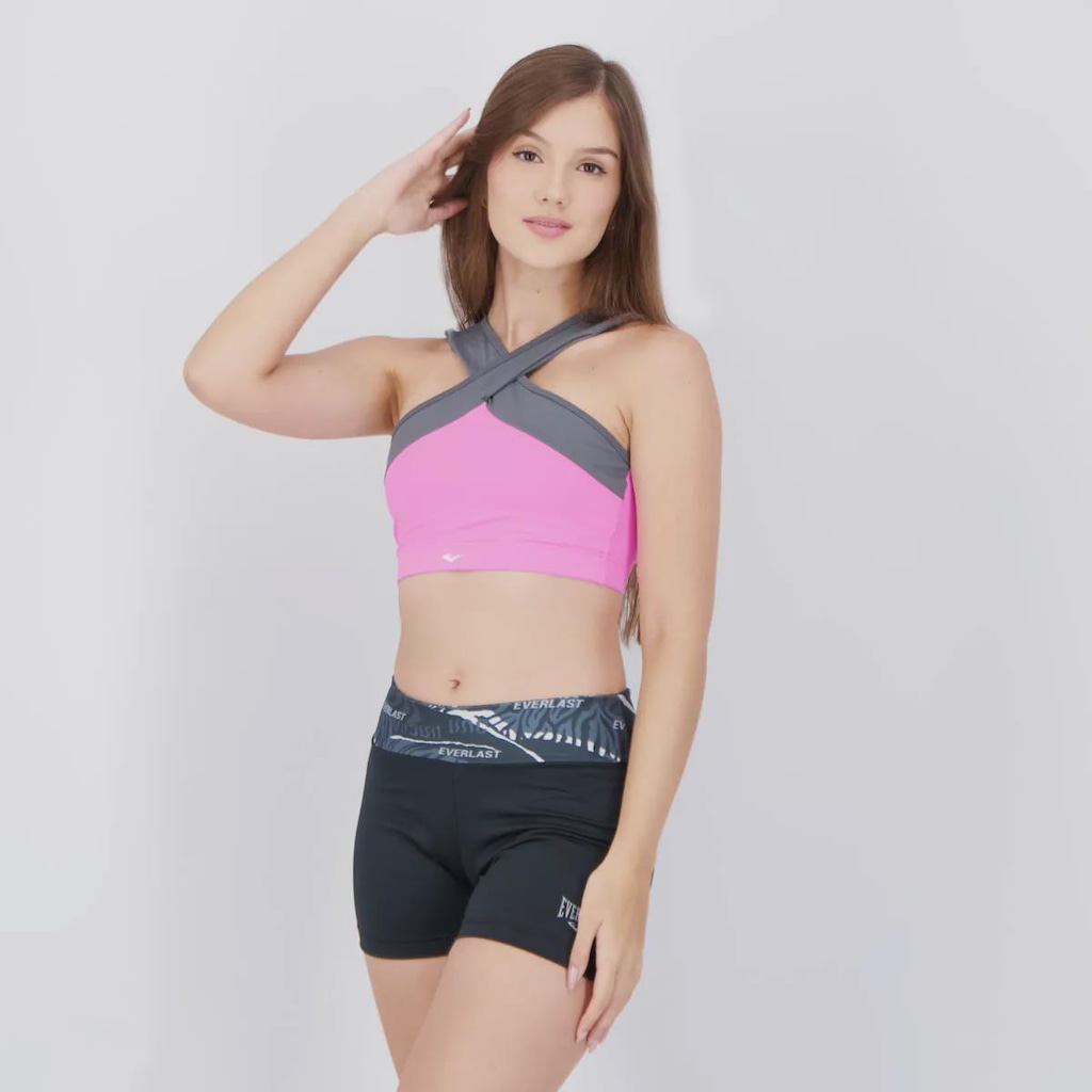 Imagem 4 do produto Conjunto Shorts E Top Everlast Basic Iv - Feminino