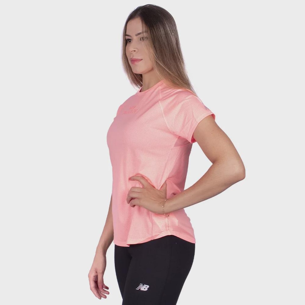 Imagem 2 do produto Camiseta New Balance Impact Run Print - Feminino