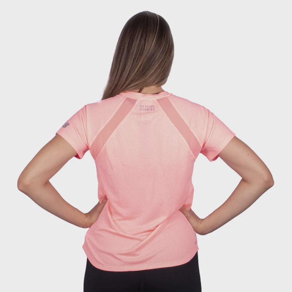Imagem 3 do produto Camiseta New Balance Impact Run Print - Feminino