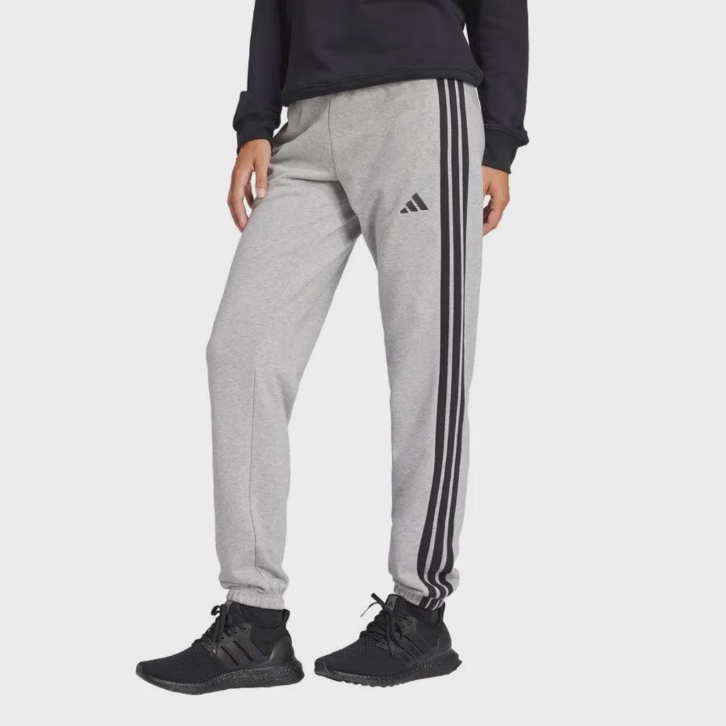 Imagem 2 do produto Calça adidas Essentials French Terry Cuffed 3 Listras - Feminina