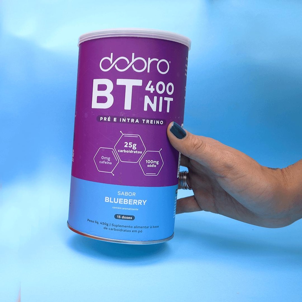Imagem 3 do produto Bt 400 Dobro Nitrato Sabor Blueberry - 450g
