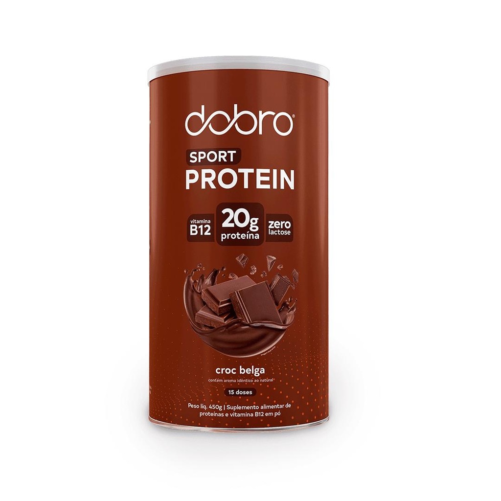 Imagem 1 do produto Sport Protein Dobro Croc Belga - 450g