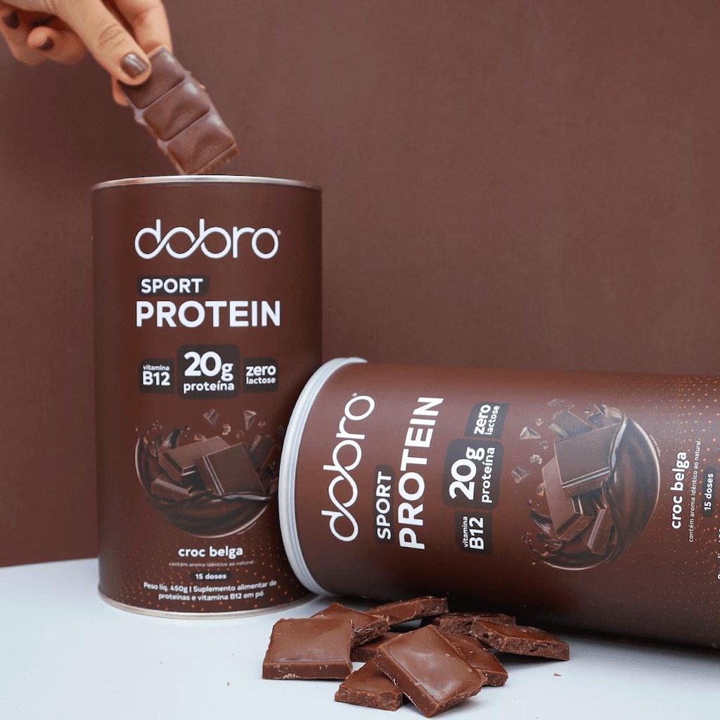 Imagem 2 do produto Sport Protein Dobro Croc Belga - 450g
