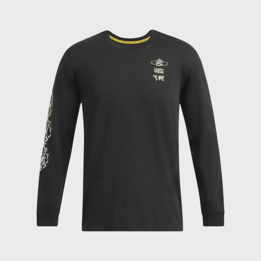 Imagem 3 do produto Camiseta Manga Longa Under Armour Curry Verbiage Basquete - Masculina