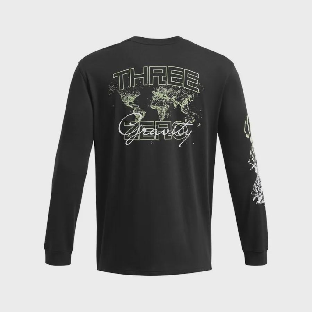 Imagem 4 do produto Camiseta Manga Longa Under Armour Curry Verbiage Basquete - Masculina