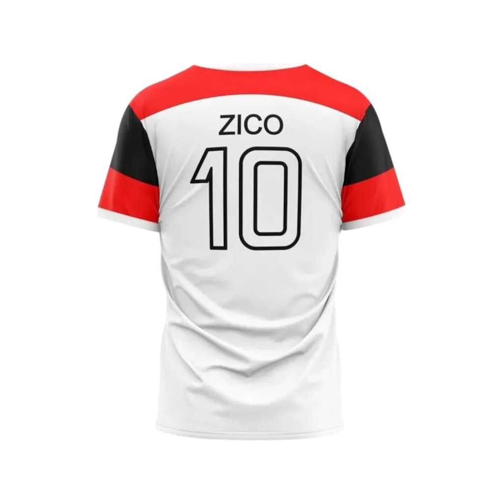 Imagem 2 do produto Camiseta Braziline Flamengo Zico Retro - Infantil