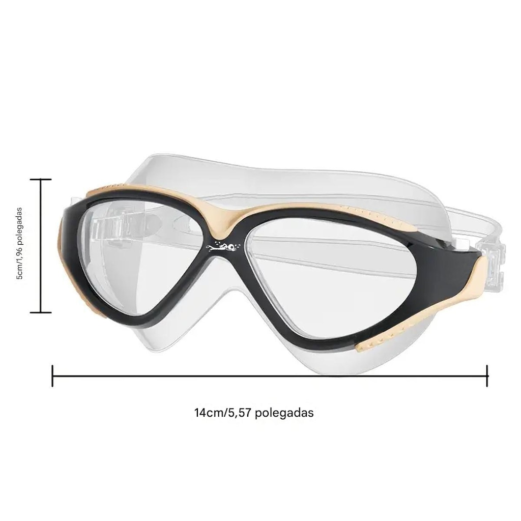 Imagem 2 do produto Máscara de Natação Gold Sports Vulcan Confort 11.0 High Definition - Adulto