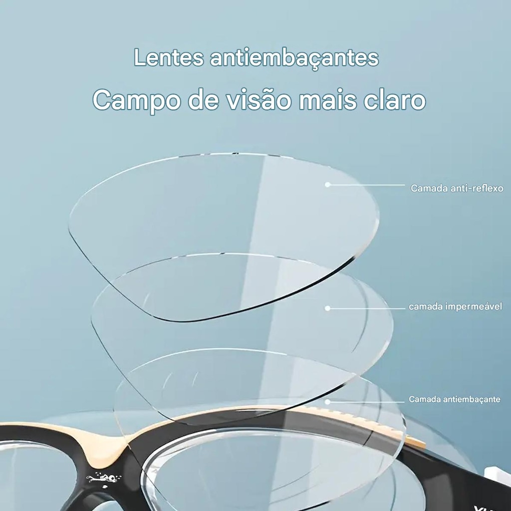 Imagem 2 do produto Máscara de Natação Gold Sports Vulcan Confort 11.0 High Definition - Adulto