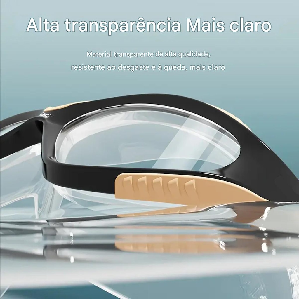 Imagem 4 do produto Máscara de Natação Gold Sports Vulcan Confort 11.0 High Definition - Adulto