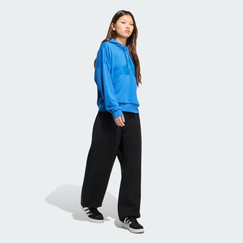 Imagem 4 do produto Blusão de Moletinho Capuz adidas Folgado Essentials Big Logo - Feminino