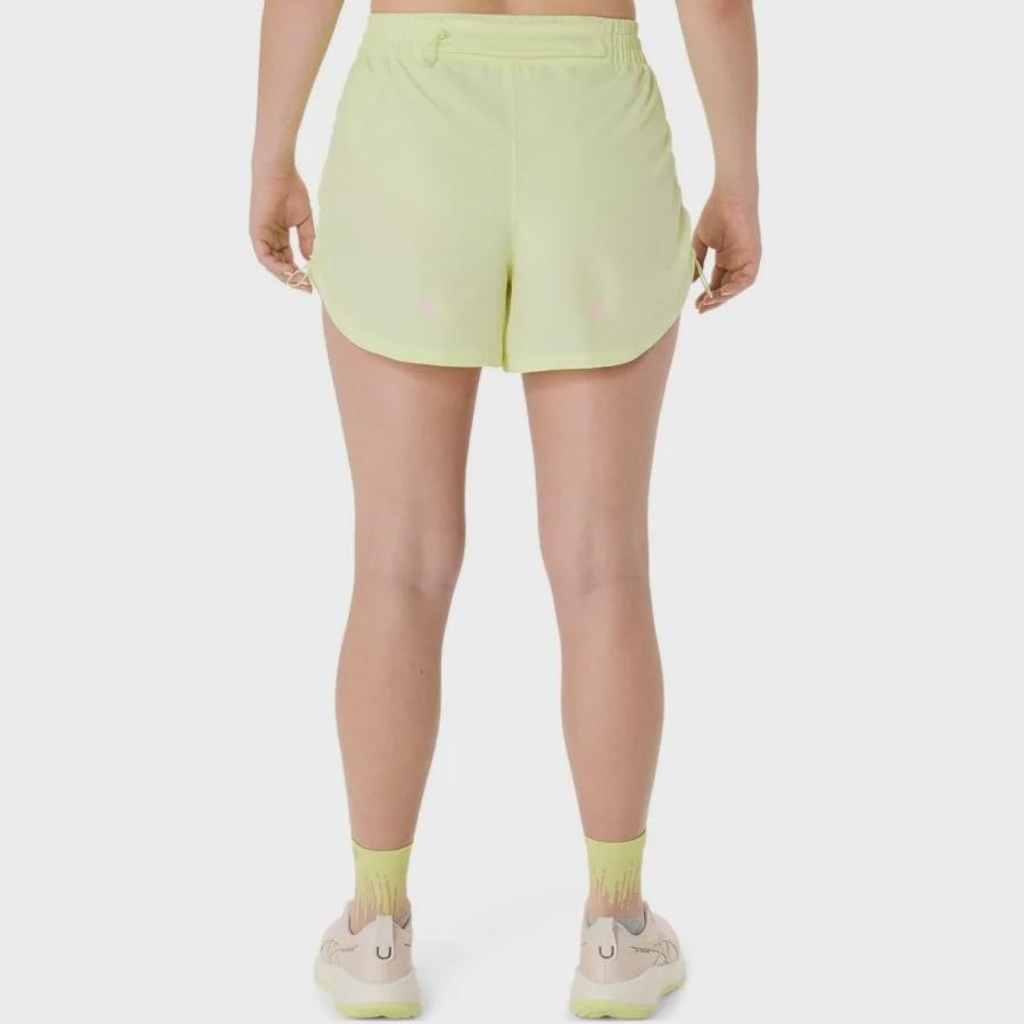 Imagem 2 do produto Short Asics Nagino 4in - Feminino - Amarelo - Asics - Masculino