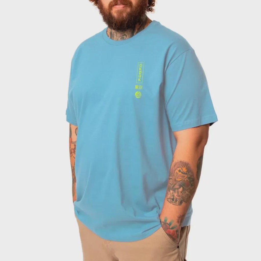 Imagem 2 do produto Camiseta Big Okdok Artistic Large Koi Fish - Masculina