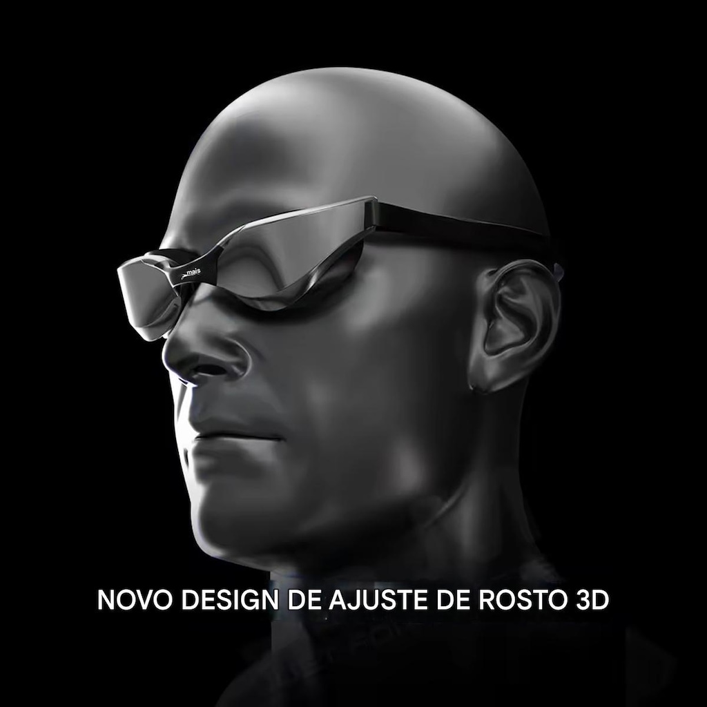 Imagem 2 do produto Óculos de Natação Gold Sports Snake Performance 5.0 Lentes Espelhadas High Definition - Adulto
