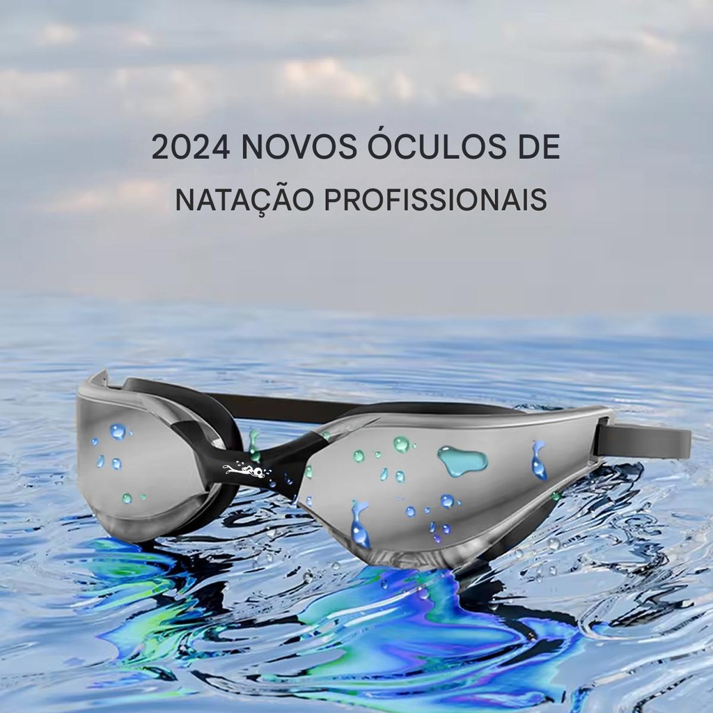 Imagem 4 do produto Óculos de Natação Gold Sports Snake Performance 5.0 Lentes Espelhadas High Definition - Adulto