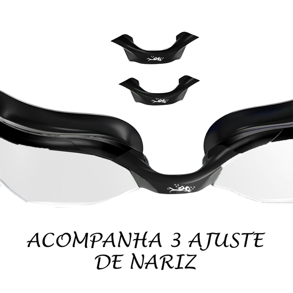 Imagem 5 do produto Óculos de Natação Gold Sports Snake Performance 5.0 Lentes Espelhadas High Definition - Adulto