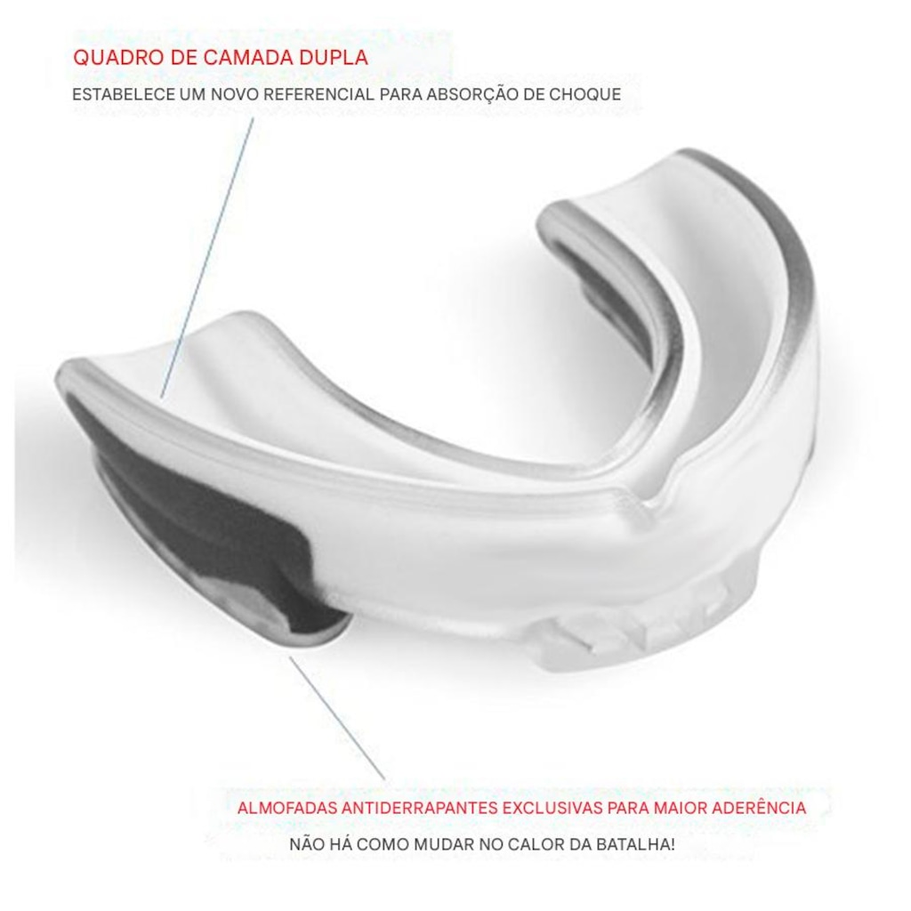 Imagem 3 do produto Protetor Bucal Gold Sports Profissional Fit Iii com Caixa