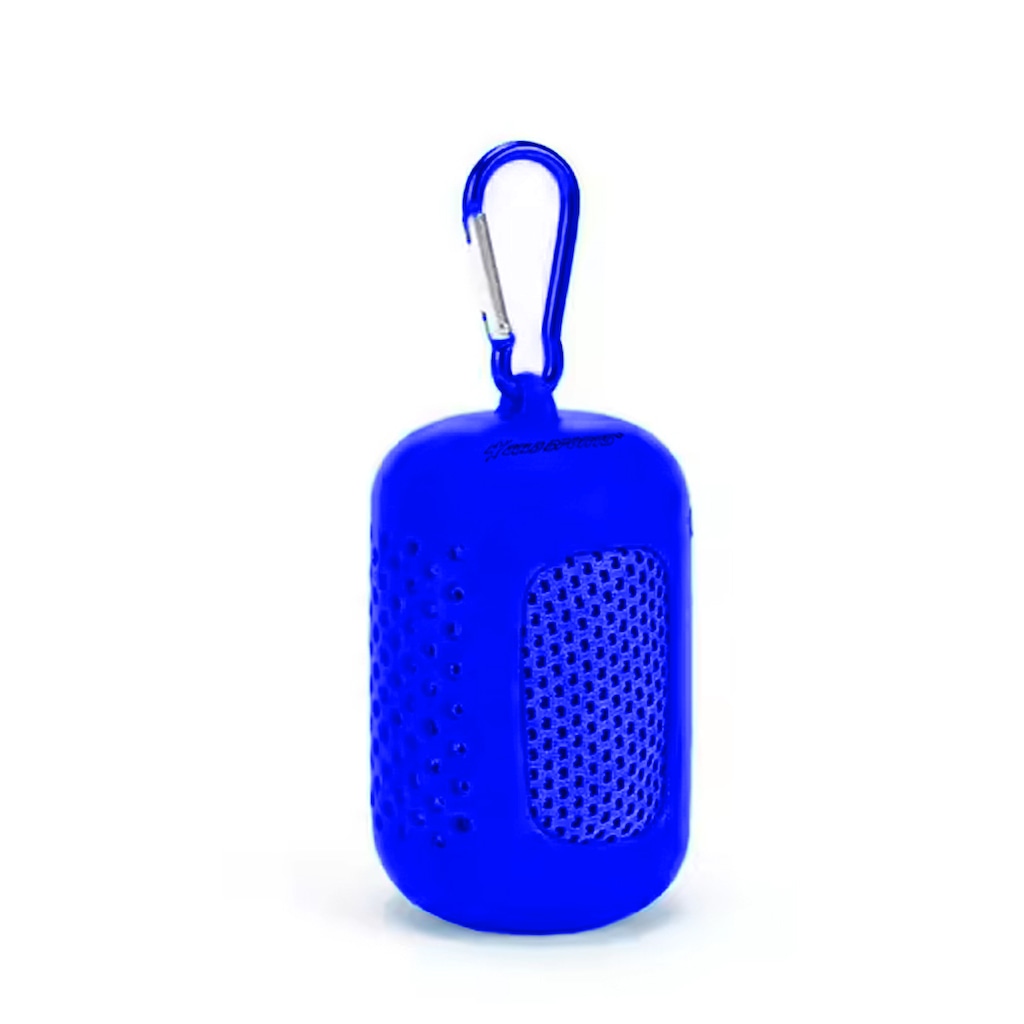 Imagem 2 do produto Kit Toalha de Microfibra Gold Sports com Capa de Silicone e Mosquetão