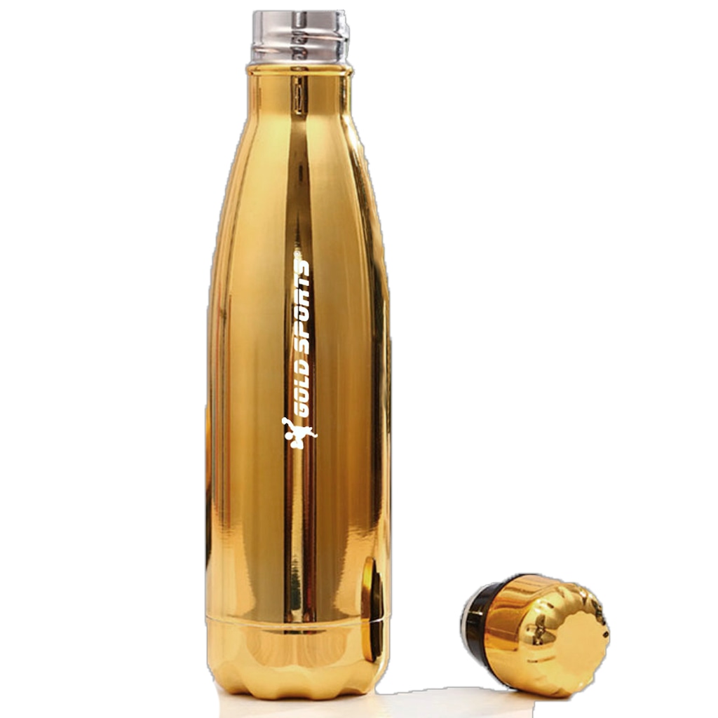 Imagem 2 do produto Garrafa Térmica em Inox Gold Sports - 500 ml
