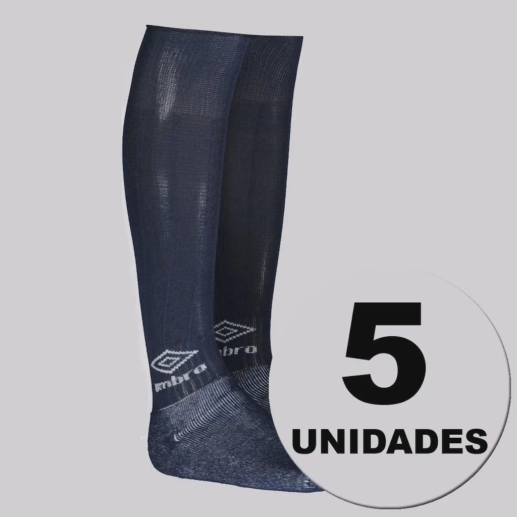 Imagem 2 do produto Meião Umbro Classic - 5 Pares - Adulto