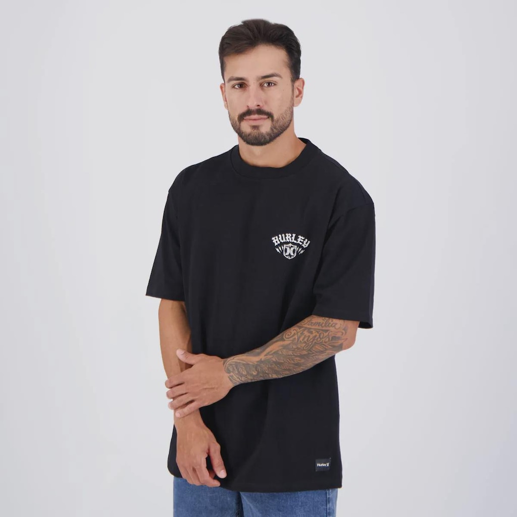 Imagem 3 do produto Camiseta Hurley Brasão - Masculina