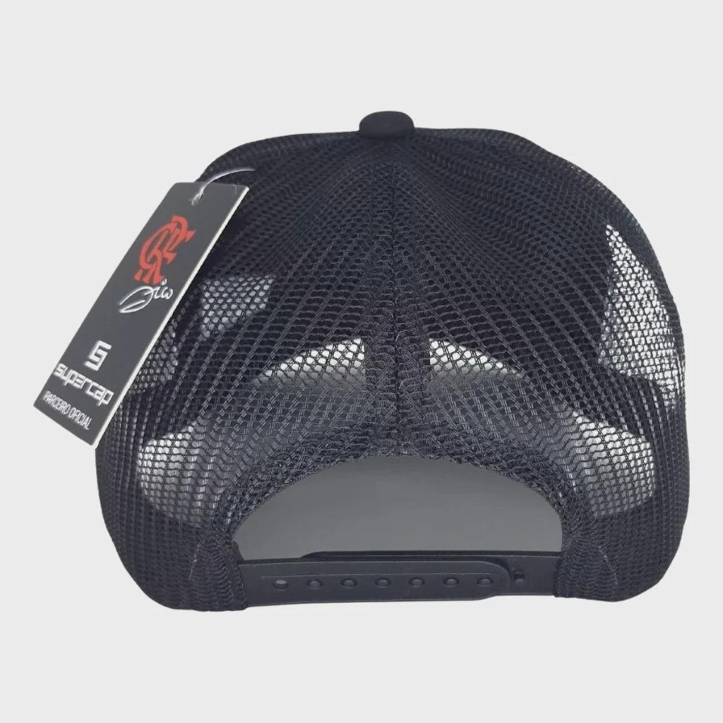 Imagem 2 do produto Boné Supercap Trucker Flamengo Silk 3d Zico - Unissex