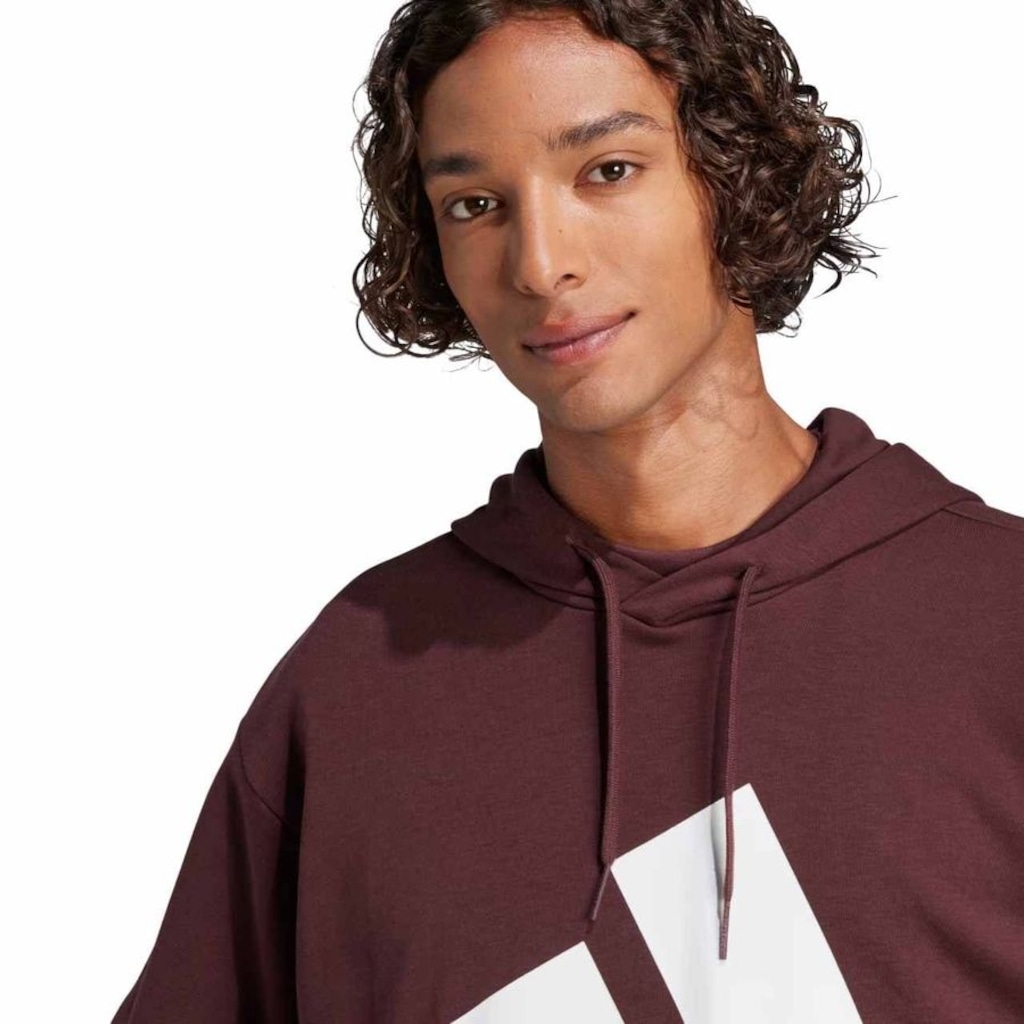 Imagem 5 do produto Blusão de Moletom com Capuz adidas Big Logo - Masculino