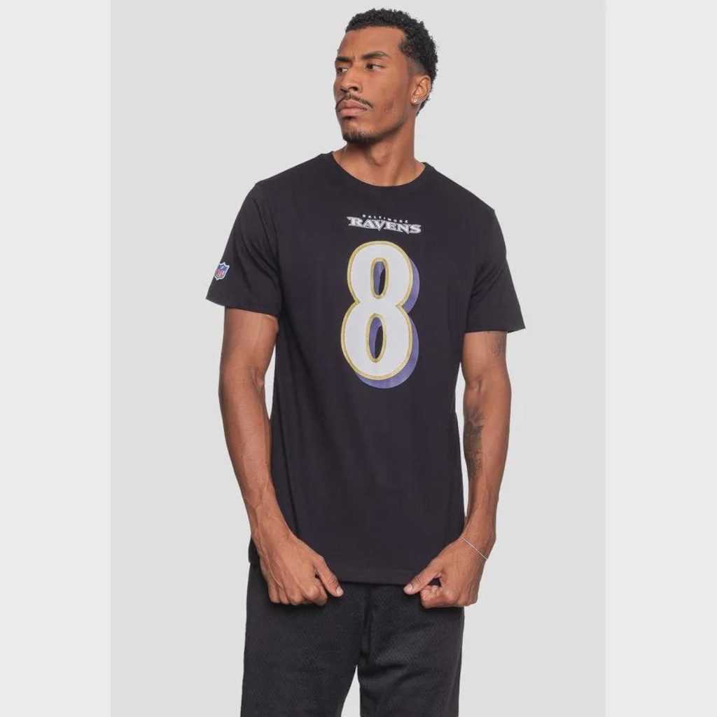 Imagem 3 do produto Camiseta NFL Player Lamar Jackson - Masculina