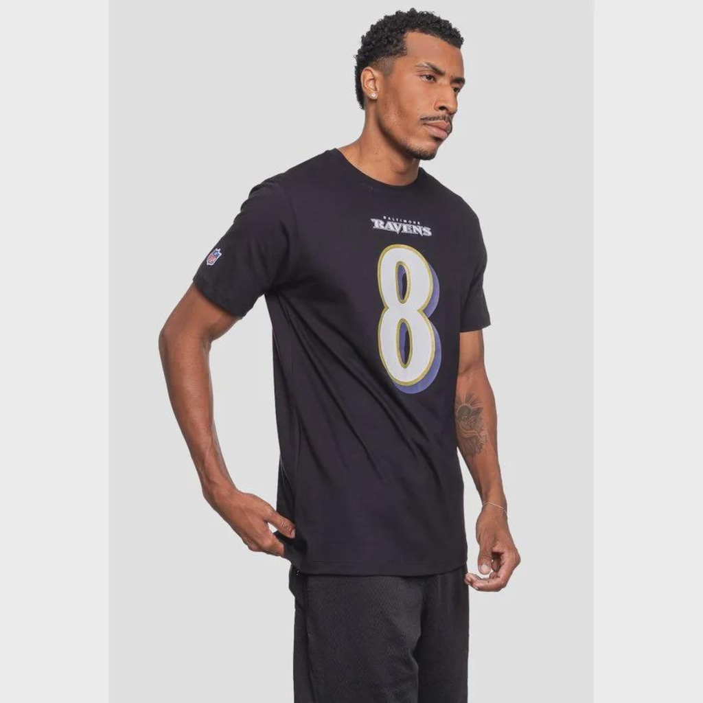 Imagem 4 do produto Camiseta NFL Player Lamar Jackson - Masculina