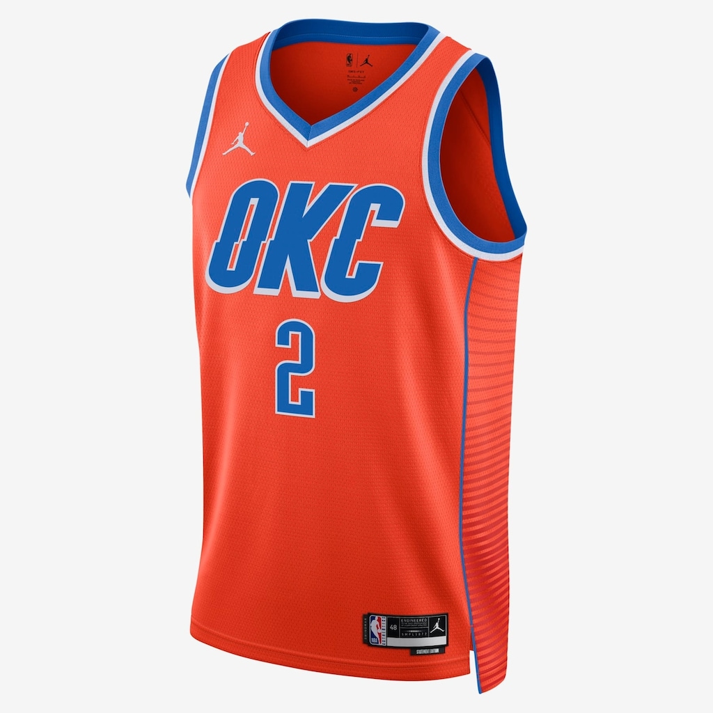 Imagem 1 do produto Camiseta Regata Nike NBA Shai Gilgeous-Alexander Oklahoma City Thunder Statement Edition - Masculina
