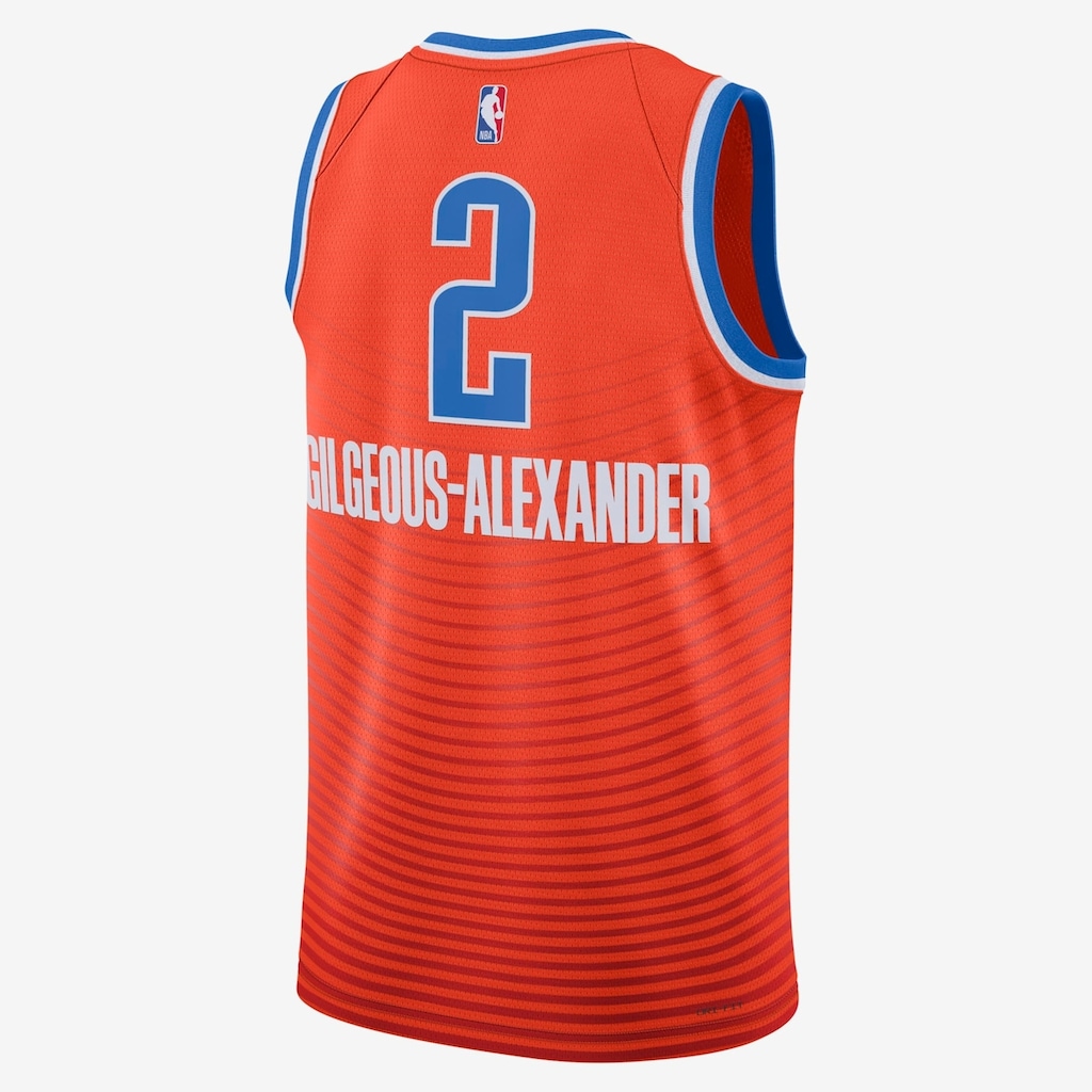 Imagem 2 do produto Camiseta Regata Nike NBA Shai Gilgeous-Alexander Oklahoma City Thunder Statement Edition - Masculina