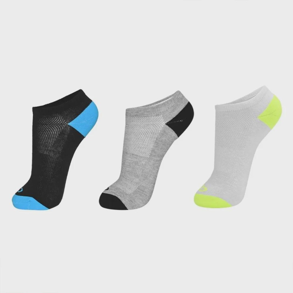 Imagem 2 do produto Meia Olympikus Trpk Treino Cano Invisivel - 3 Pares - Feminina