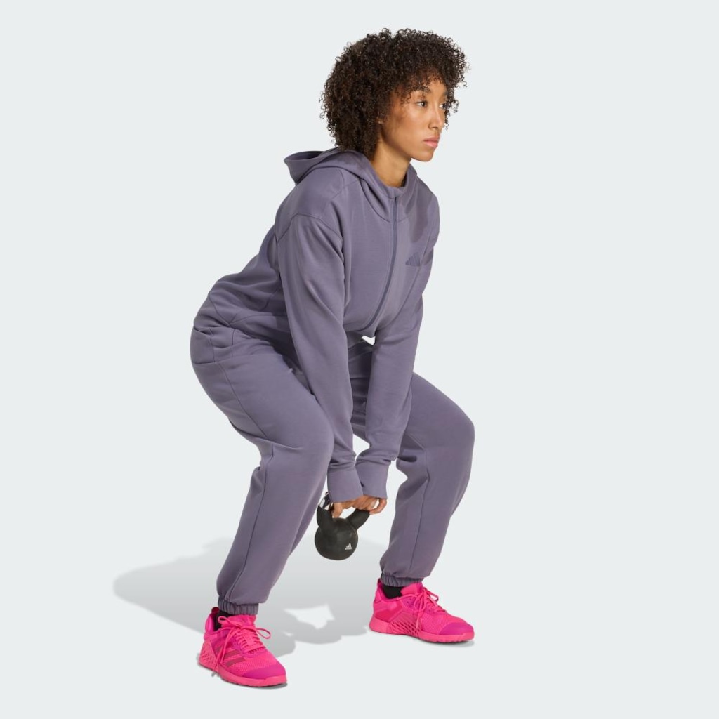 Imagem 4 do produto Jaqueta adidas D4T FZ Hoodie - Feminina