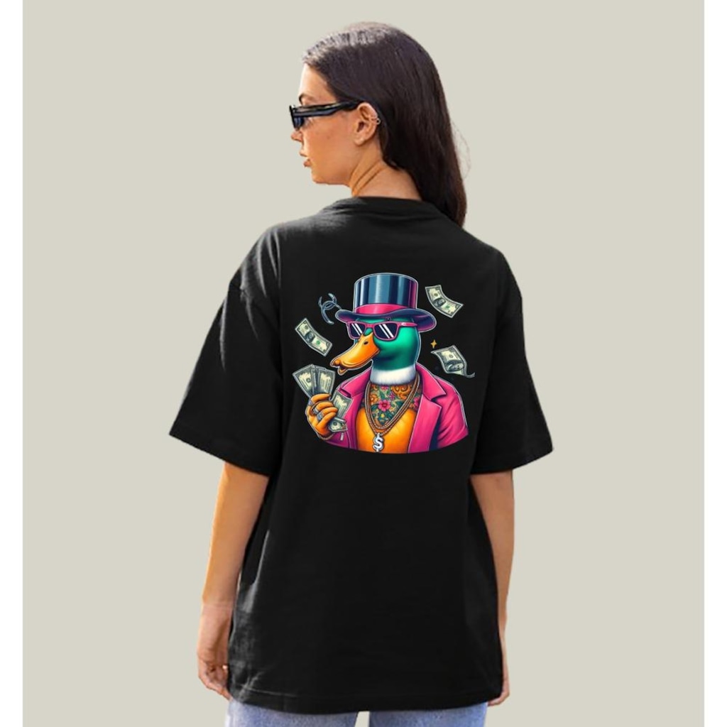 Imagem 3 do produto Camiseta Oversized Prime WSS Dollar Duck - Feminina
