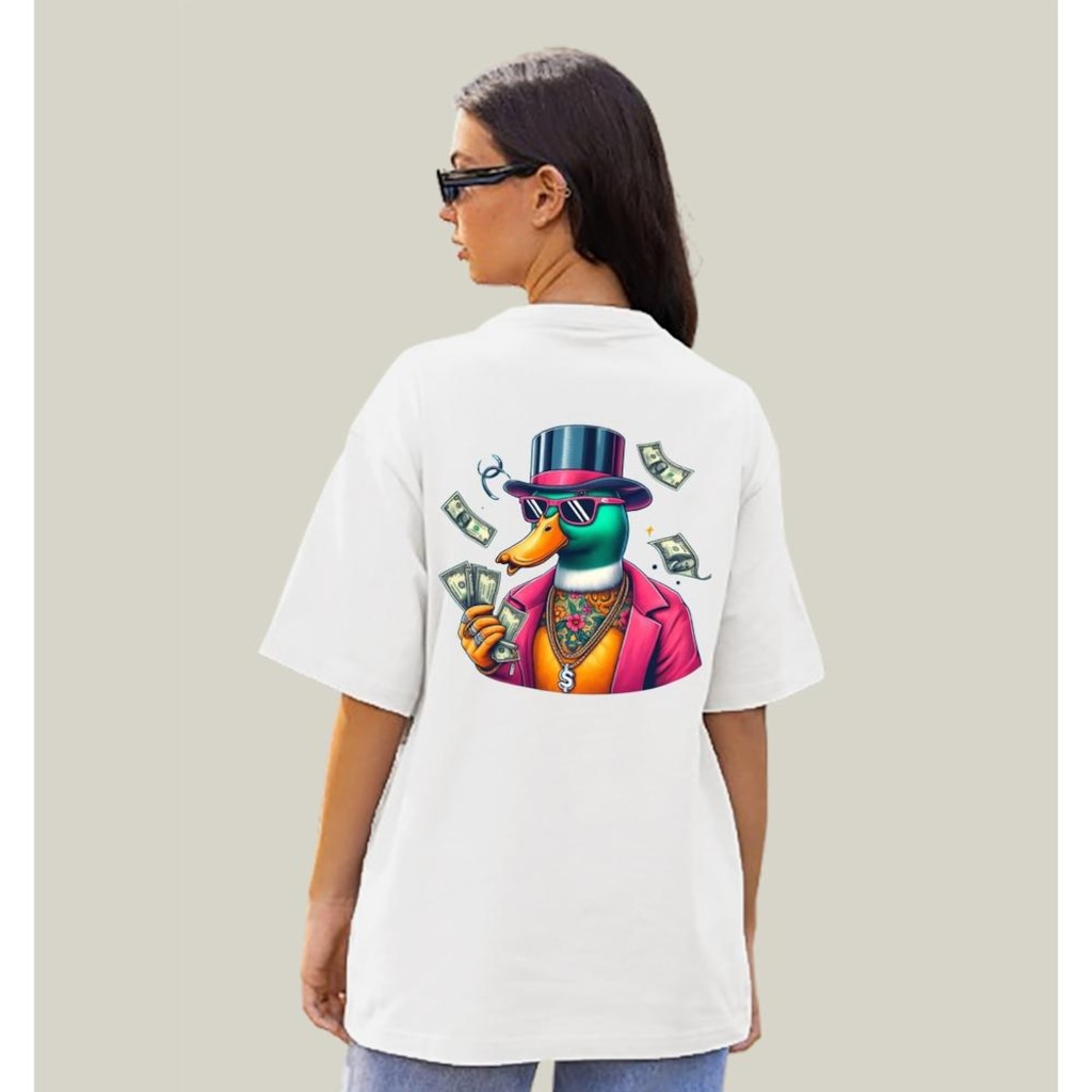 Imagem 3 do produto Camiseta Oversized Prime WSS Dollar Duck - Feminina