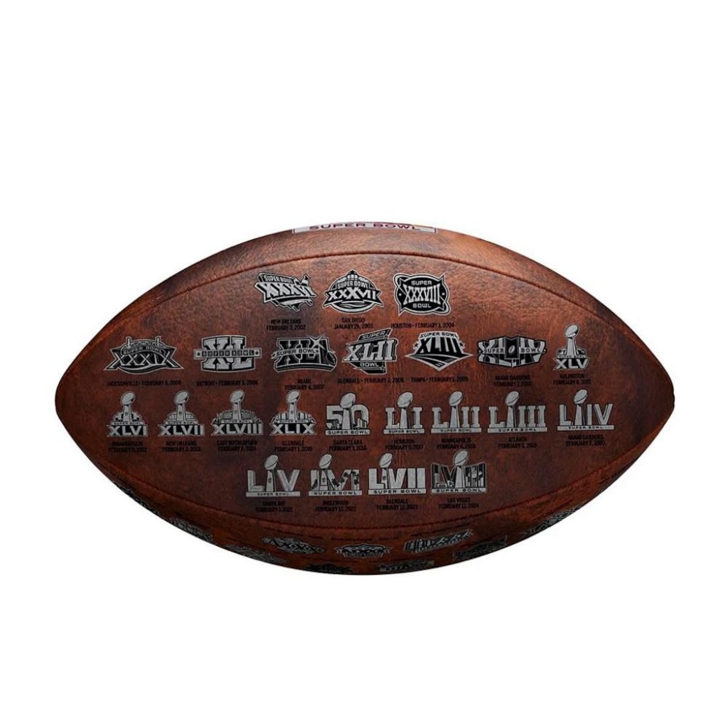 Imagem 3 do produto Bola de Futebol Americano Wilson NFL Super Bowl Lix Throwback