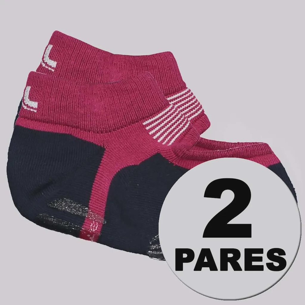 Imagem 2 do produto Meia Sapatilha Lupo Performance Pilates - 2 Pares - Feminina