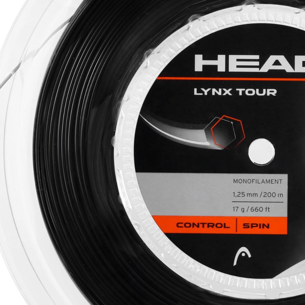Imagem 2 do produto Corda Head Lynx Tour 17l 1.25mm Rolo com 200 Metros