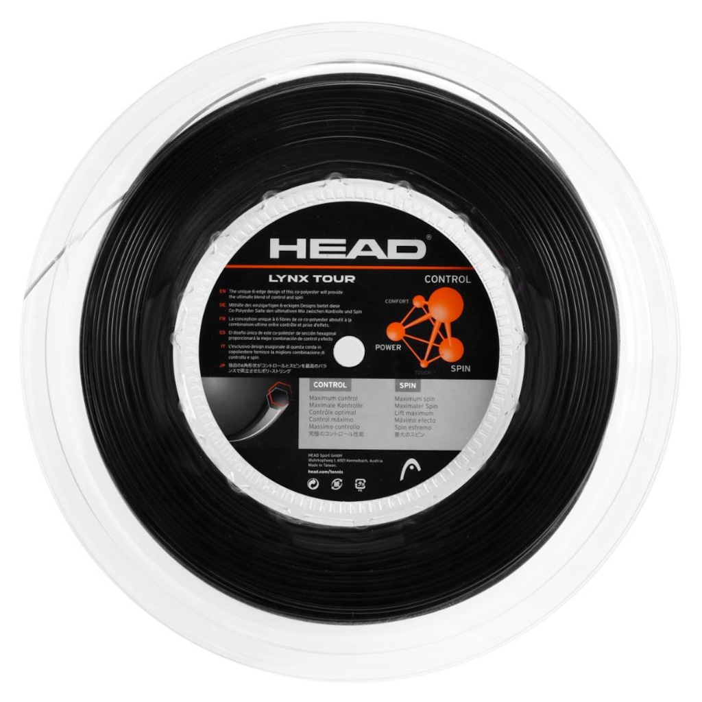 Imagem 3 do produto Corda Head Lynx Tour 17l 1.25mm Rolo com 200 Metros