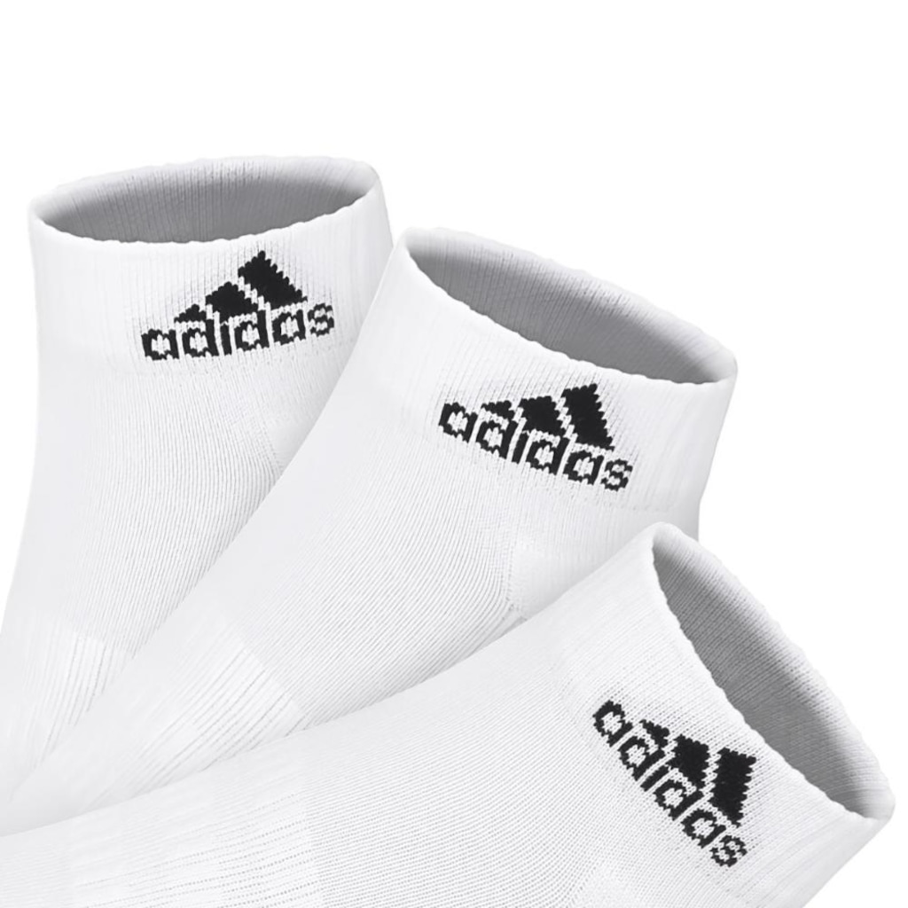 Imagem 2 do produto Kit Meias adidas AnklCushioned Sportswear 35 A 37 Pack com 3 Pares - Adulto