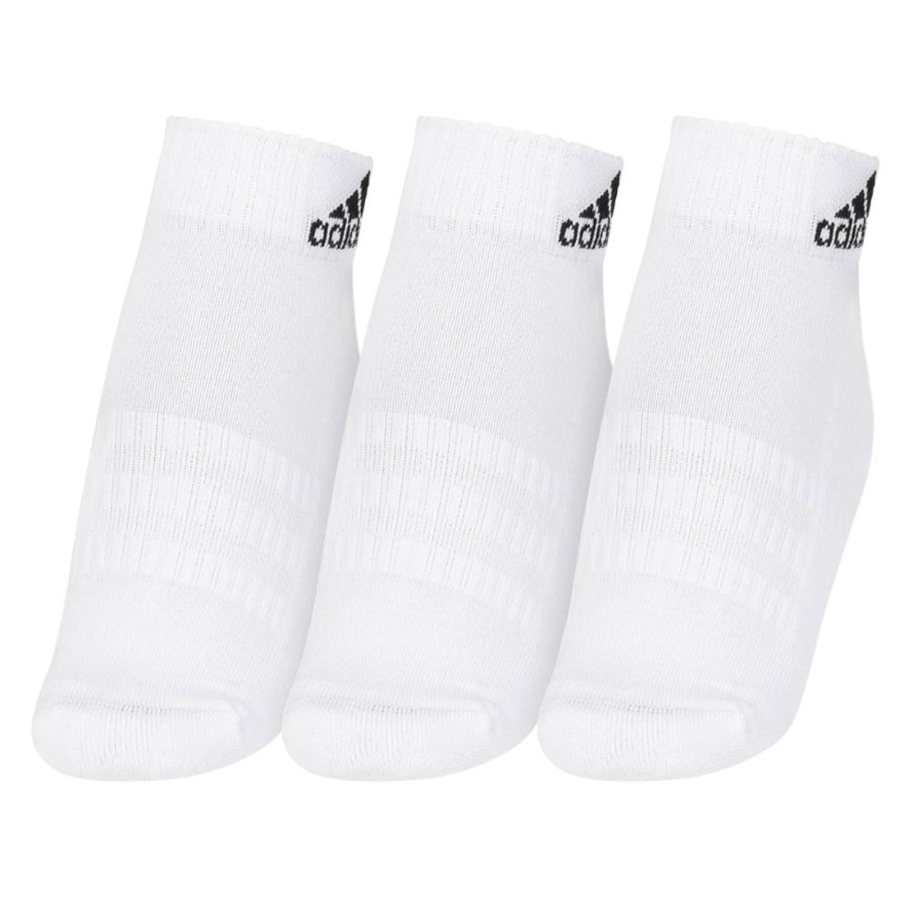 Imagem 3 do produto Kit Meias adidas AnklCushioned Sportswear 35 A 37 Pack com 3 Pares - Adulto