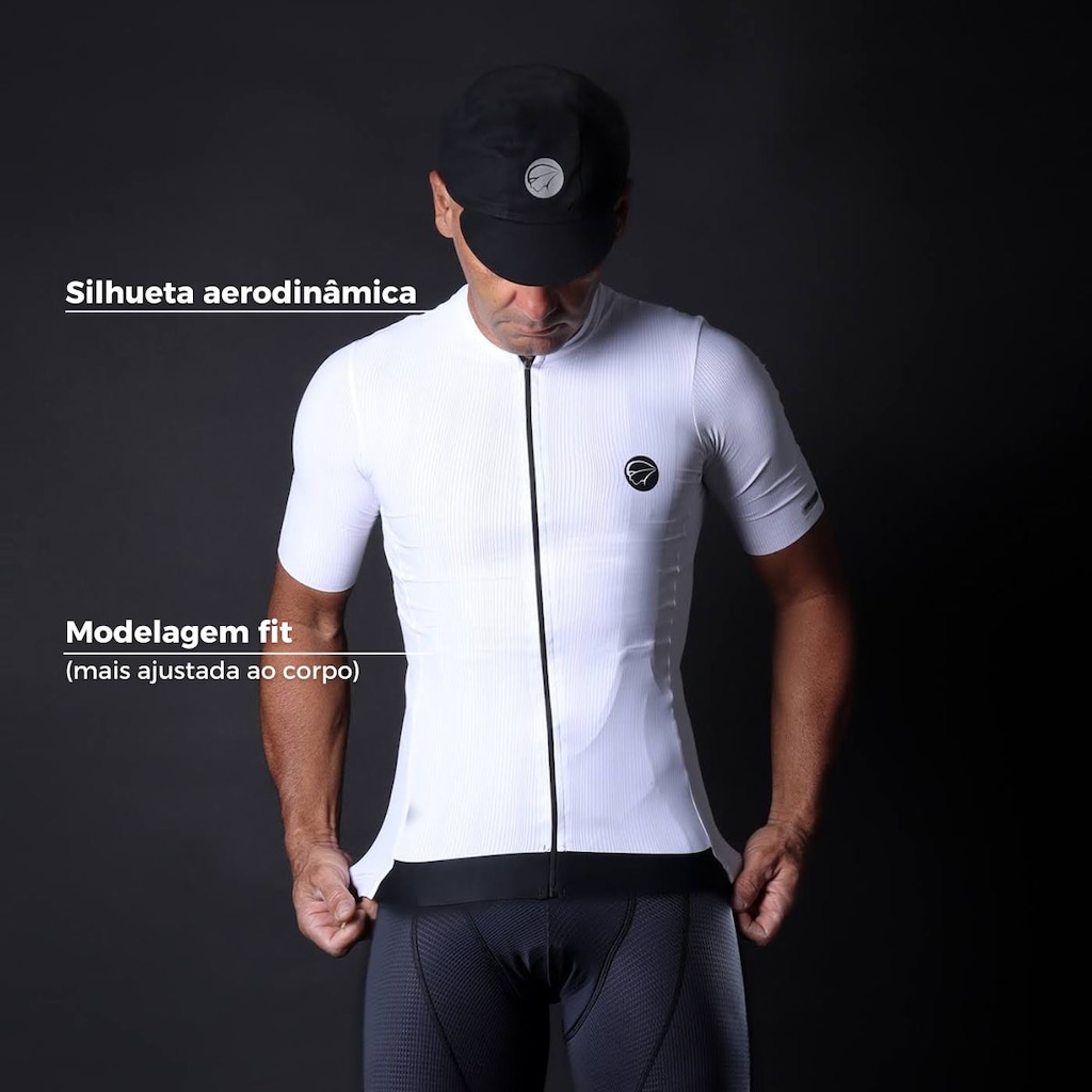 Imagem 3 do produto Kit de Camisa de Ciclismo Mauro Ribeiro Fiber 2.0 Slim + Meia - Masculina
