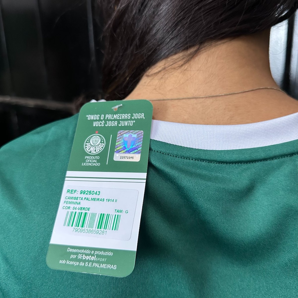 Imagem 4 do produto Camisa do Palmeiras 1914 II Betel - Feminina