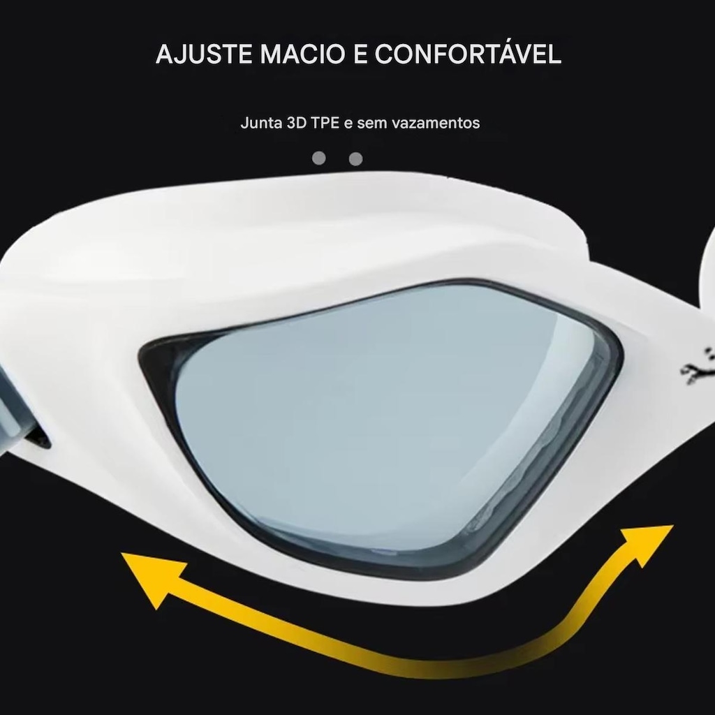 Imagem 3 do produto Óculos de Natação Gold Sports Power Performance 10.0 High Definition Lentes Clear