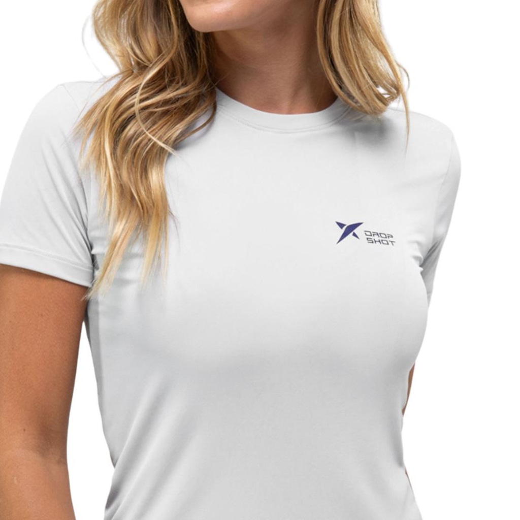 Imagem 3 do produto Camiseta Drop Shot Baby Look Logo - Feminina
